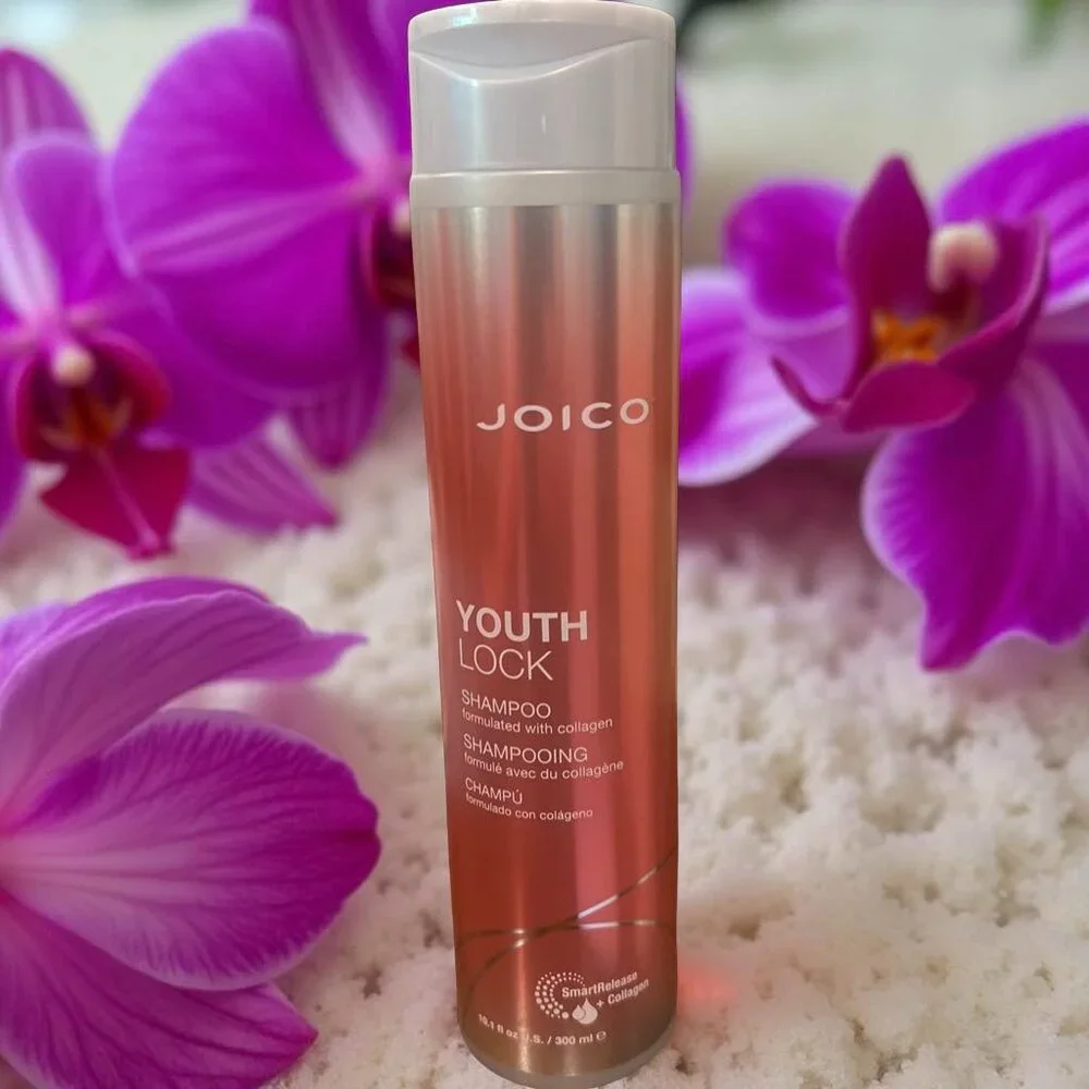 Joico Youth Lock Collagen Shampoo 10.1 oz Conditioner 8.5 oz Blowout Crème Mask